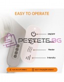 Шиацу 5D масажор за врат и тяло функция за топлина 6 масажни глави безжичен